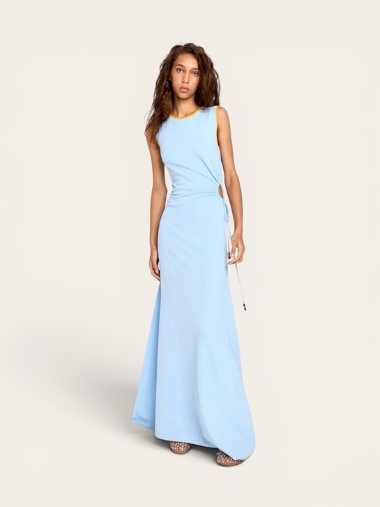 Romy the Brand Dresses & Skirts - Romy Lou Lou Maxi Dress with cutout Blue Small, Medium NWT